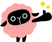 aunジョブ公式キャラクターのユメヒツジ